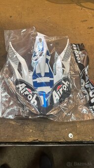 Airoh Aviator 2.3 Novak Chrome blue šilt - 4