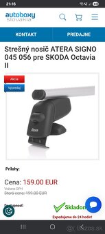 Stresny nosic (ATERA SIGNO 045 056 pre Skoda Octavia II) - 4