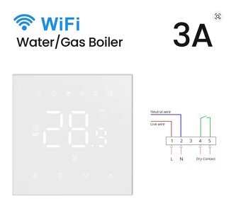 Termostat na kotol AVATTO wifi WT410-BH-3A-W - 4