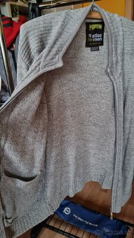 Pánsky sveter so zipsom - XXL - 4