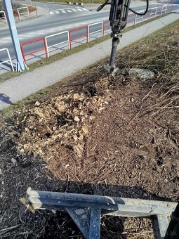 odstraňovanie pňov ,odvrtavanie pňov, - 4