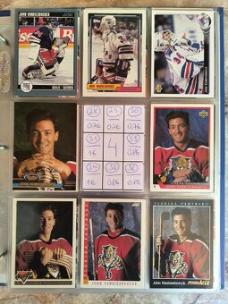 Hokejové kartičky - John Vanbiesbrouck 1 - 4