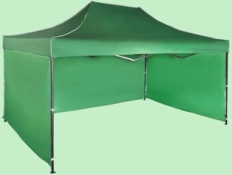 Nožnicový stan 3x4,5m s bočnou plachtou - 4