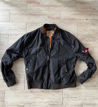 Pánska bunda Alpha Industries MA-1 TT, veľkosť 3XL, čierna - 4