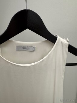 RESERVED krémové šaty - 4