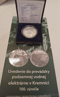 Strieborné pamätné euromince SR proof - 4