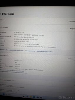 Predám Lenovo Thinkpad T470, Win11 Pro - 4