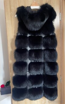 DÁMSKA KOŽUŠINOVÁ VESTA GILET3 BLACK - MAX - 4