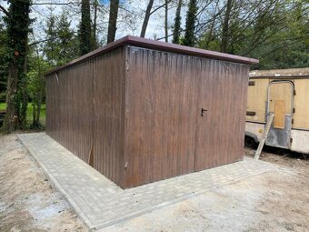 Plechová garáž 3x6m. - 4