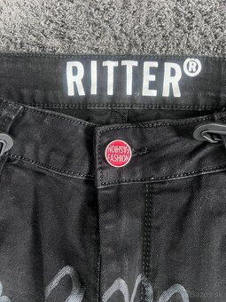 Štýlové roztrhané džínsy - RITTER - 4