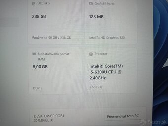 Lenovo Thinkpad T460 , Intel core i5 , ssd , 8gb ram , WIN11 - 4
