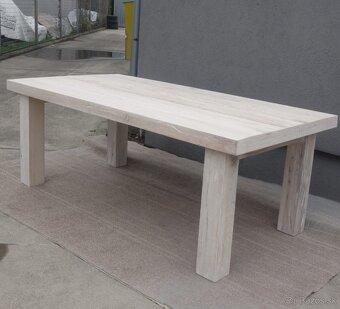 Stôl jedálenský – 75 x 200 x 101 cm ( v + d + š ). - 4