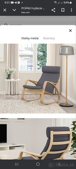 Hojdacie, hupacie Ikea kreslo - 4