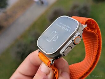 Apple Watch Ultra 49mm, Orange Alpine Loop, ako nové,komplet - 4