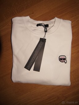 Karl Lagerfeld dámska biela mikina - 4