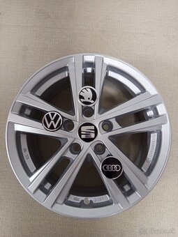 Alu disky R16 5x112 Et33 6.5J Seat Audi Volkswagen Škoda - 4