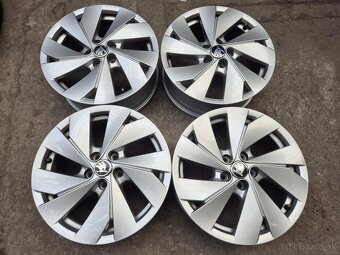 5x100 r16 ET35 x 6J elektróny originál VOLKSWAGEN + ŠKODA - 4