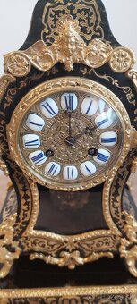 Francúzske stolové hodiny Boulle, Vincenti & Cie - 4