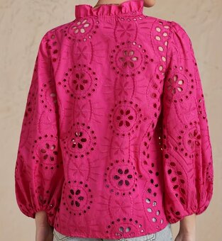 Madeirova blúzka ružová S - 4