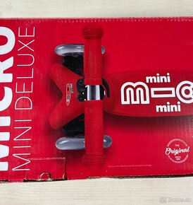Kolobežka Micro mini Deluxe červena - 4