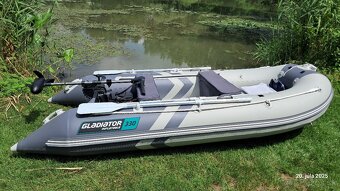 Nafukovací čln Gladiator C 330 Al s elektomotorom a prívesom - 4