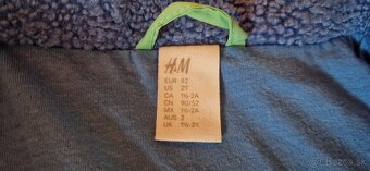 Huňatá mikina H&M, v.92 - 4