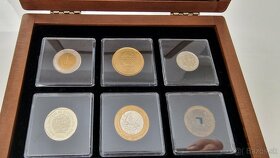 Starožitné mince ANTICKÉ KULTÚRY v original drevenej Etue. - 4