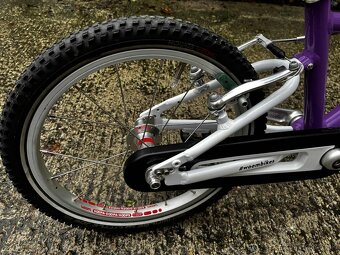 Detský fialový  bicykel woom 3 - 4
