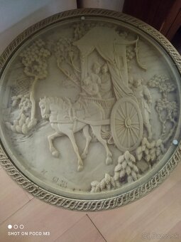 Stolík,busta, stĺp alabaster - 4