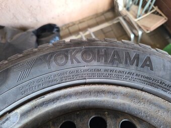Zimné pneu na diskoch Yokohana Wdrive 20555R16 5x108 - 4
