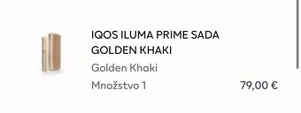 IQÔS Iluma Prime Golden Khaki - 4