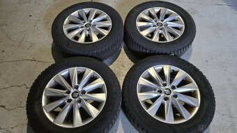 Predam Original elektrony Seat 5x112 R16 a zimne gumy - 4