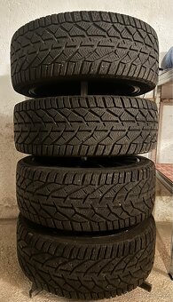R17 Škoda Torino orig. Disky, 5x100 + zimné pneu 215/40R17 - 4