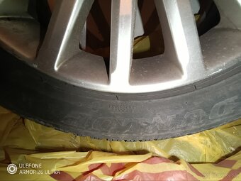 Volvo org. disky 5x108, 225/50 r17 zimné Dunlop - 4