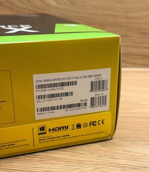 GeForce RTX 3070 Ti Trinity OC 8GB GDDR6X -nová, nerozbalená - 4