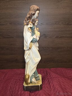 Drevená socha Panny Márie (Madona) - 4