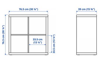 Ikea Kallax s dvierkami - 4