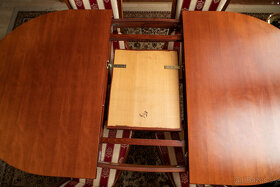 TON luxusný jedálenský set rozkladací stôl a 6 stoličiek - 4