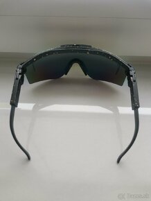 Športové slnečné okuliare Pit Viper (čierne-žlté sklo) - 4