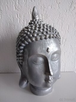 Budha strieborný, zlatý, biely - 4