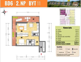 2 izb. byt – KVALITA A LUXUS V NOVOSTAVBE, ul. Cédrová - 4
