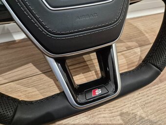 KOZENY VOLANT AUDI ZREZANY S PADLAMI A AIRBAGOM - 4