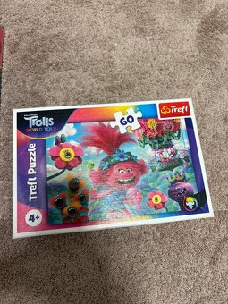 Detske puzzle frozen / trolovia - 4