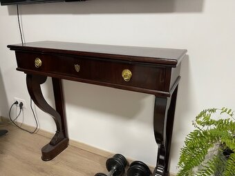 šelakový konzolný stolík - 4