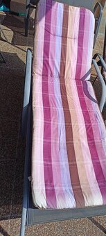 Zahradne lehatko+poduska 1kus - 4