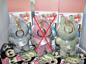 Obal pouzdro + V1 Monsters Macaron LABUBU / Lafufu NOVÉ - 4