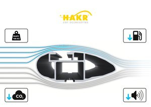 Strešný nosič priečnik Hakr - BMW 5 - 4