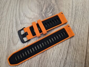 oranžovo čierny remienok 22 mm - 4