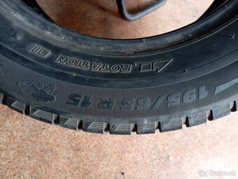 1ks zimná 195/65R15 Michelin Alpin A3 - 4
