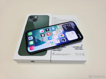 APPLE IPHONE 13 128GB GREEN,ZDRAVIE BATERKY 100% - 4